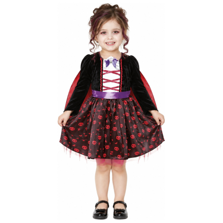 Disfraz de Vampiresa Clasica para Bebe - Disfraces Halloween Vampiros - Disfraces de Vampiros y Vampiresas para Bebes