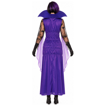 Disfraz de Vampiresa Morado para Mujer - Disfraces Halloween Vampiros - Disfraces de Vampiresas y goticas para Mujer