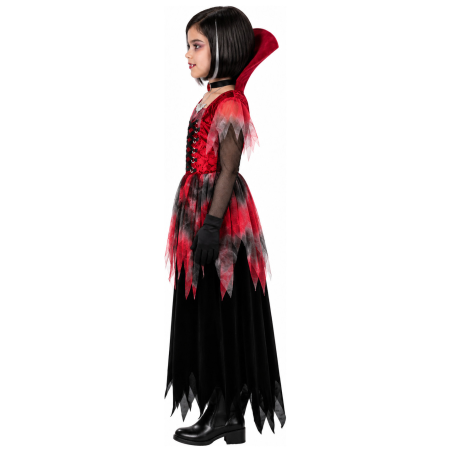 Disfraz de Vampiresa Clasica para Niña - Disfraces Halloween Vampiros - Disfraces de Vampiresas y Goticas para Niñas
