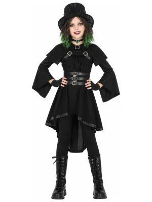 Disfraz De Gotica Negra Infantil
