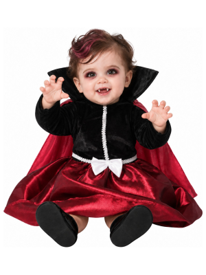 Disfraz de Vampiresa Clasica para Bebe - Disfraces Halloween Vampiros - Disfraces de Vampiros y Vampiresas para Bebes