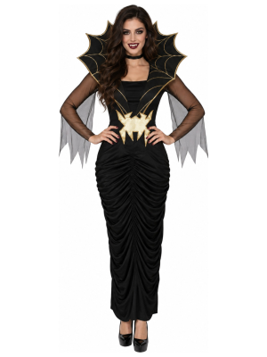 Disfraz de Vampiresa Araña para Mujer - Disfraces Halloween Vampiros - Disfraces de Vampiresas y goticas para Mujer