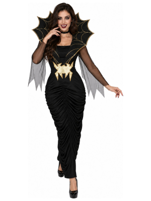 Disfraz de Vampiresa Araña para Mujer - Disfraces Halloween Vampiros - Disfraces de Vampiresas y goticas para Mujer