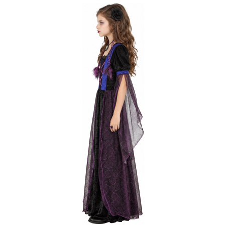 Disfraz de Vampiresa Gotica para Niña - Disfraces Halloween Vampiros - Disfraces de Vampiresas y Goticas para Niñas