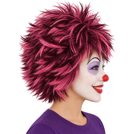 Peluca de Payaso para Pirritx eta Porrotx en color Rosa - Pelucas Payasos