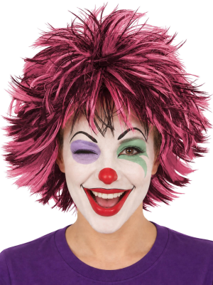 Peluca de Payaso para Pirritx eta Porrotx en color Rosa - Pelucas Payasos