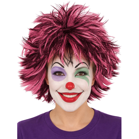 Peluca de Payaso para Pirritx eta Porrotx en color Rosa - Pelucas Payasos