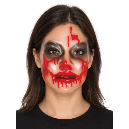 Mascara Purga Transparente Mujer - Mascaras Halloween - Mascaras de Peliculas de Terror