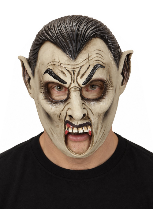 Mascara De Vampiro Latex - Complementos Disfraces de Vampiros - Mascaras y Antifaces