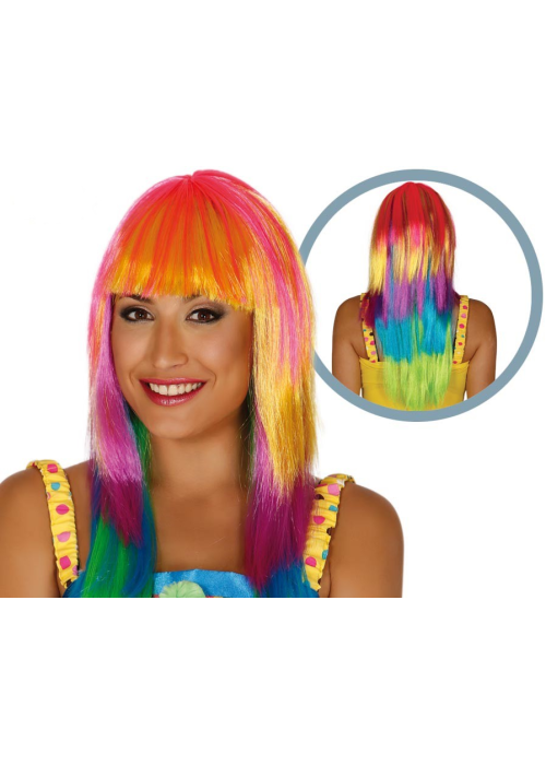 Comprar Perruca de Cabell Multicolor, només per a 6.50€ – vestit de Botiga en línia