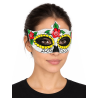 Antifaz Catrina Flores - Mascaras Calavera Mexicana - Mascaras y Antifaces