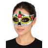 Antifaz Catrina Flores - Mascaras Calavera Mexicana - Mascaras y Antifaces