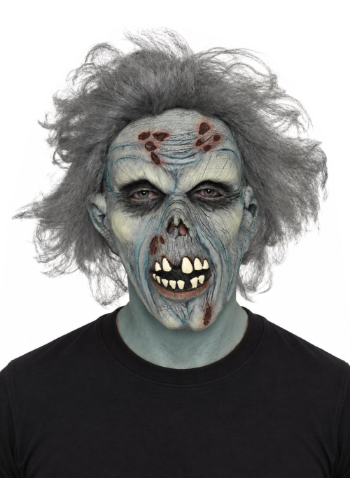 Mascara Zombie Gris - Mascaras De Halloween - Mascaras de Zombies