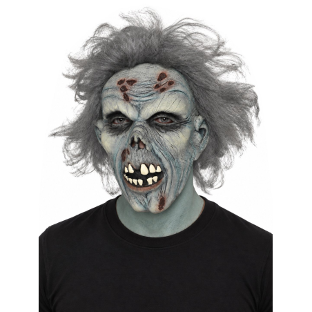 Mascara Zombie Gris - Mascaras De Halloween - Mascaras de Zombies