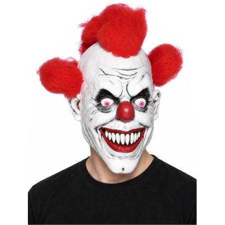 Mascara Payaso Asesino Rojo - Mascaras de Payasos Diabolicos Halloween - Mascaras y Antifaces