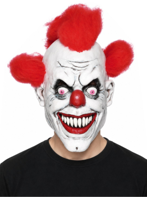 Mascara Payaso Asesino Rojo - Mascaras de Payasos Diabolicos Halloween - Mascaras y Antifaces