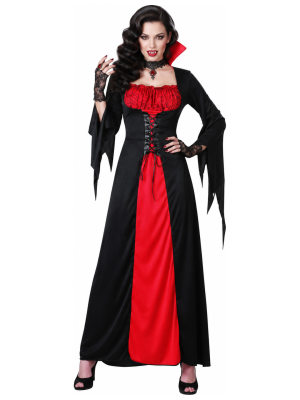 Disfraz de Vampiresa Roja para Mujer - Disfraces Halloween Vampiros - Disfraces de Vampiresas y goticas para Mujer
