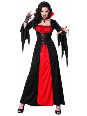 Disfraz de Vampiresa Roja para Mujer - Disfraces Halloween Vampiros - Disfraces de Vampiresas y goticas para Mujer