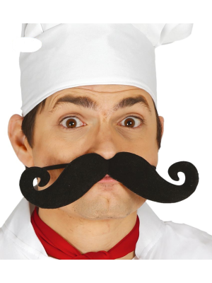 Bigote con Elastico - Barbas y Bigotes