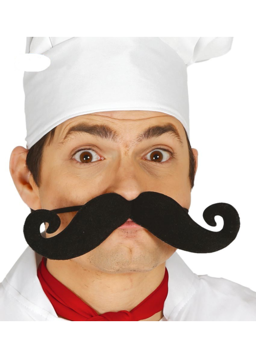 Bigote con Elastico - Barbas y Bigotes