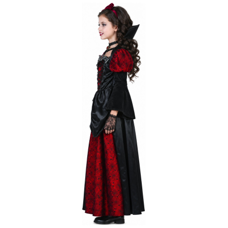 Disfraz de Vampiresa Gotica para Niña - Disfraces Halloween Vampiros - Disfraces de Vampiresas y Goticas para Niñas