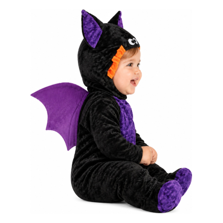 Disfraz de Vampiro Murcielago Morado para Bebe - Disfraces Halloween Vampiros - Disfraces de Vampiros y Vampiresas para Bebes