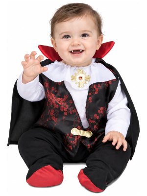 Disfraz de Vampiro Clasico para Bebe - Disfraces Halloween Vampiros - Disfraces de Vampiros y Vampiresas para Bebes