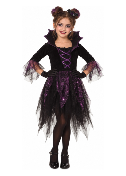 Disfraz de Vampiresa Murcielago para Niña - Disfraces Halloween Vampiros - Disfraces de Vampiresas y Goticas para Niñas