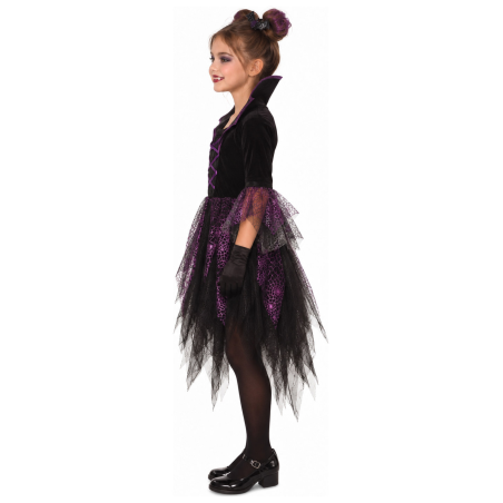 Disfraz de Vampiresa Murcielago para Niña - Disfraces Halloween Vampiros - Disfraces de Vampiresas y Goticas para Niñas