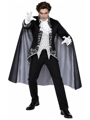 Disfraz de Vampiro Clásico para Hombre - Disfraces Halloween Vampiros - Disfraces de Vampiros y Goticos para Hombre