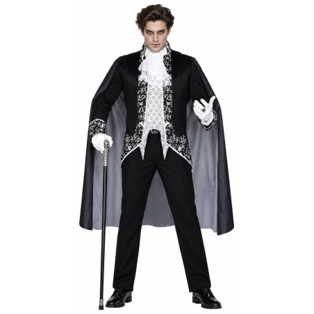 Disfraz de Vampiro Clásico para Hombre - Disfraces Halloween Vampiros - Disfraces de Vampiros y Goticos para Hombre