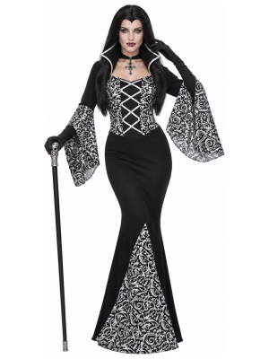Disfraz de Vampiresa Gotica para Mujer - Disfraces Halloween Vampiros - Disfraces de Vampiresas y goticas para Mujer