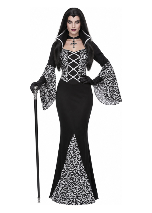 Disfraz de Vampiresa Gotica para Mujer - Disfraces Halloween Vampiros - Disfraces de Vampiresas y goticas para Mujer