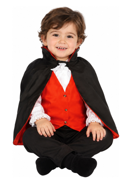 Disfraz de Vampiro Clasico para Bebe - Disfraces Halloween Vampiros - Disfraces de Vampiros y Vampiresas para Bebes