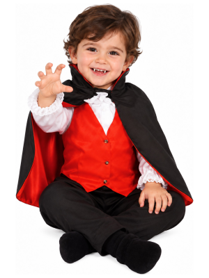 Disfraz de Vampiro Clasico para Bebe - Disfraces Halloween Vampiros - Disfraces de Vampiros y Vampiresas para Bebes