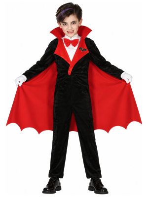 Disfraz de Vampiro Clasico para Niño - Disfraces Halloween Vampiros - Disfraces de Vampiros y Goticos para Niños