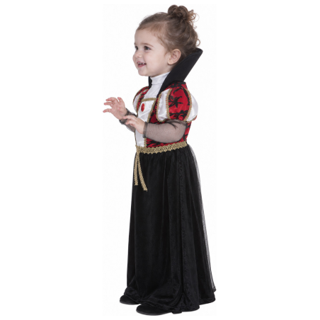 Disfraz de Vampiresa Clasica para Bebe - Disfraces Halloween Vampiros - Disfraces de Vampiros y Vampiresas para Bebes