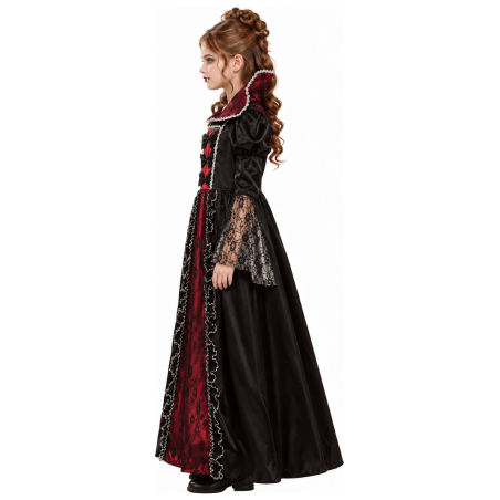 Disfraz de Vampiresa Clasica para Niña - Disfraces Halloween Vampiros - Disfraces de Vampiresas y Goticas para Niñas