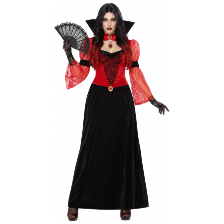 Disfraz de Vampiresa Gotica Roja para Mujer - Disfraces Halloween Vampiros - Disfraces de Vampiresas y goticas para Mujer