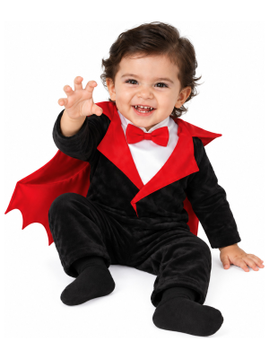 Disfraz de Vampiro Clasico para Bebe - Disfraces Halloween Vampiros - Disfraces de Vampiros y Vampiresas para Bebes