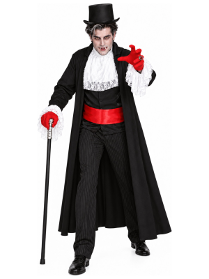 Disfraz de Vampiro Clásico para Hombre - Disfraces Halloween Vampiros - Disfraces de Vampiros y Goticos para Hombre