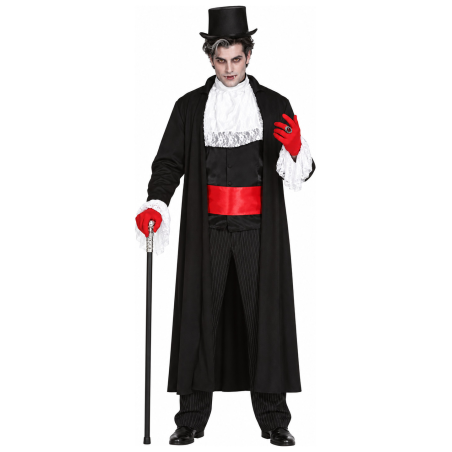 Disfraz de Vampiro Clásico para Hombre - Disfraces Halloween Vampiros - Disfraces de Vampiros y Goticos para Hombre