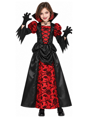 Disfraz de Vampiresa Gotica para Niña - Disfraces Halloween Vampiros - Disfraces de Halloween Infantiles