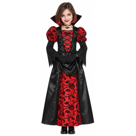 Disfraz de Vampiresa Gotica para Niña - Disfraces Halloween Vampiros - Disfraces de Halloween Infantiles