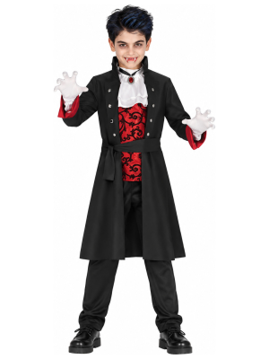 Disfraz de Vampiro Gotico para Niño - Disfraces Halloween Vampiros - Disfraces de Vampiros y Goticos para Niños