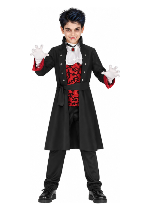Disfraz de Vampiro Gotico para Niño - Disfraces Halloween Vampiros - Disfraces de Vampiros y Goticos para Niños