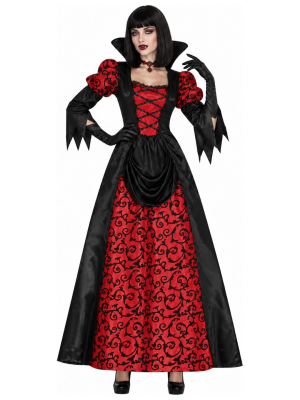 Disfraz de Vampiresa Gotica Roja para Mujer - Disfraces Halloween Vampiros - Disfraces de Vampiresas y goticas para Mujer