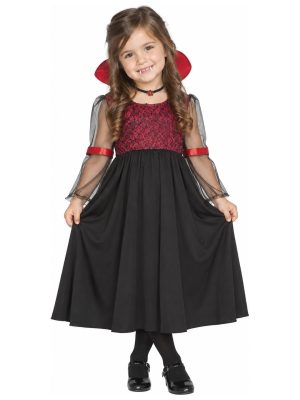 Disfraz de Vampiresa Clasica para Bebe - Disfraces Halloween Vampiros - Disfraces de Vampiros y Vampiresas para Bebes