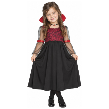 Disfraz de Vampiresa Clasica para Bebe - Disfraces Halloween Vampiros - Disfraces de Vampiros y Vampiresas para Bebes