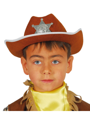 Sombrero Vaquero con Estrella Infantil - Complementos de Vaqueros